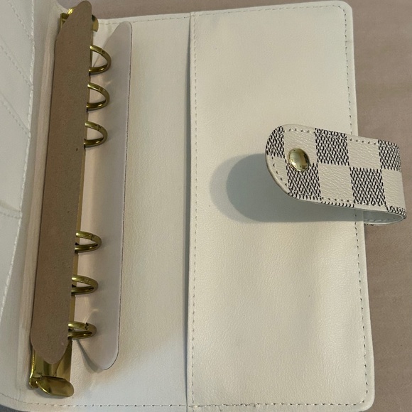 White Checkered  A6 Budget Binder/Planner Bundle - Picture 5 of 8